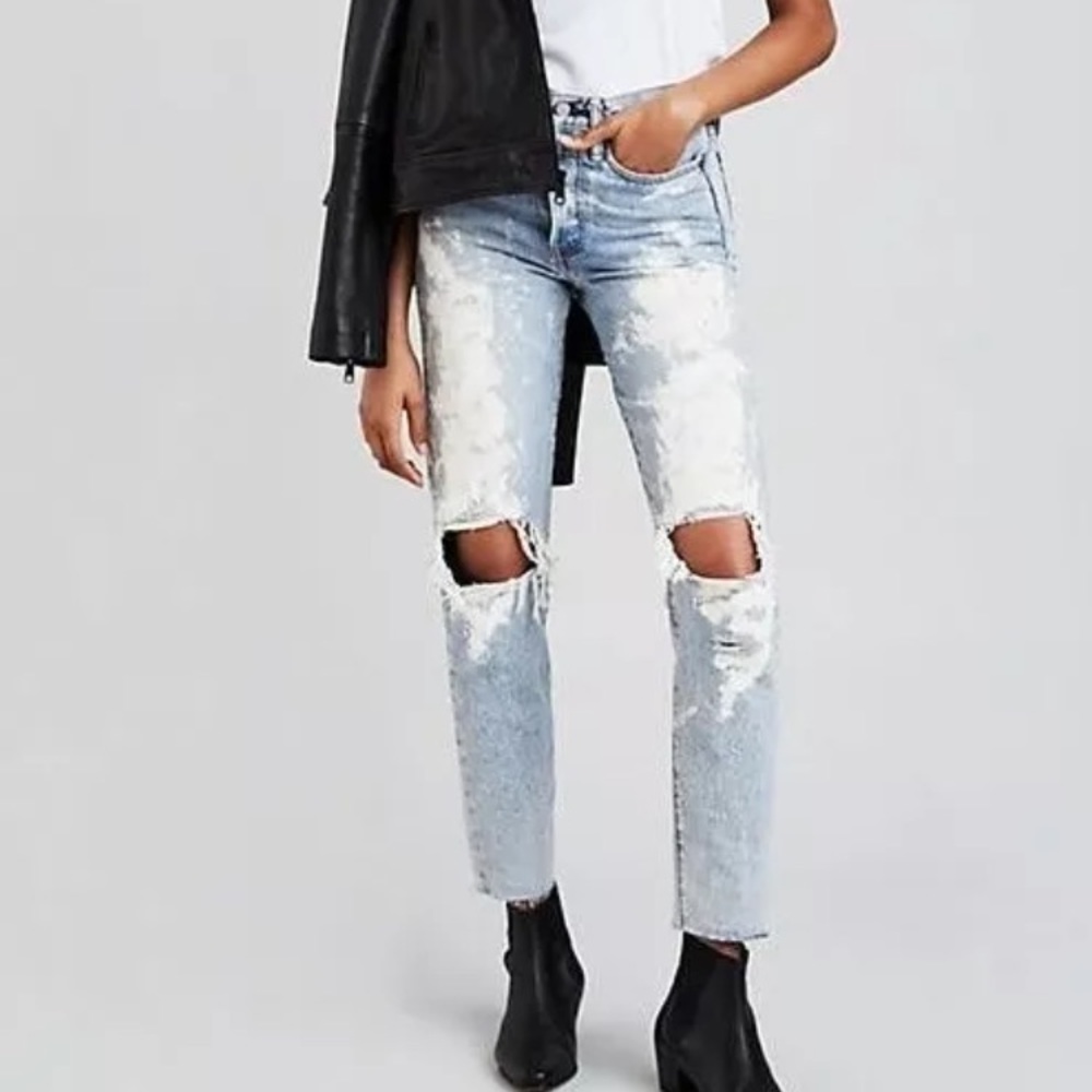 Levi’s Rolling stones distressed jeans
